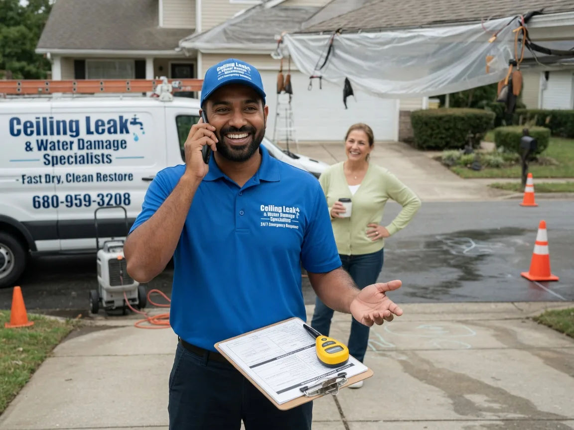 Ceiling Leak Cleanup Bennett, IA FAQs